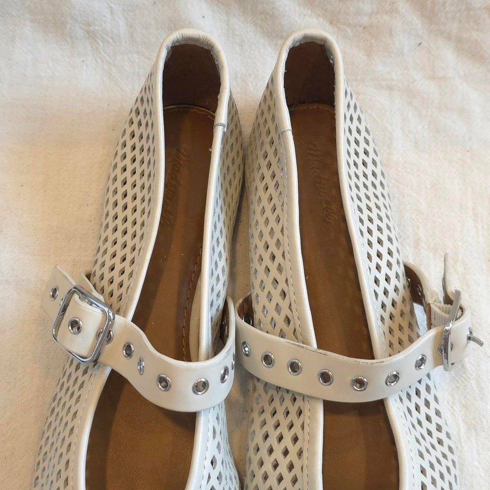 Madewell The Remy Mary Jane Flat - vintage muslin/ Size US 7 - Picture 4 of 8
